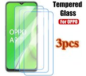 3 piezas de vidrio templado para OPPO A74 A54 A72 5G A9 A5 2020 Protector de pantalla para OPPO A74 A53 A52 Vidrio For F21 Pro 5G puro