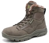 Botas de invierno Botas impermeables al aire libre para hombres Botas de nieve al tobillo Calzado alto para hombres 39 verde