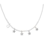 Les Trésors De Lily [Q4608] - Collier Argent 'Une Etoile est Née' argenté (rhodié) - 6 mm plata