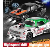 Nuevo 2,4G Drift Rc Cars 4WD RC Drift Car Toy Control remoto GTR modelo AE86 vehículo RC coche de carreras juguetes para niños regalo para niños naranja