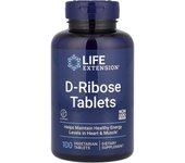 Life Extension, d-ribose tablets, 5,100 mg, 100 vegetable tablets (1,020 mg per tablet)
