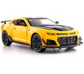 Camaro Bumblebee a escala 1/24, juguete de modelo de coche, fundición de aleación de Zinc, coche extraíble con sonido y luz, juguetes para niños, regalo para niños y niñas 1/24-20x9x5.5cm amarillo