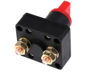 100A práctico interruptor de apagado para coche, furgoneta, batería, desconexión principal, aislador de corte giratorio