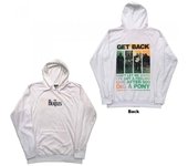 The Beatles Sudadera con capucha de algodón unisex para adultos 3 Savile Row L blanco