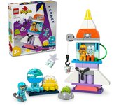 LEGO Duplo Duplo Town 3 en 1 Transbordador espacial Juguete Juguete Regalo Cumpleaños Bloque Educativo Navidad Niños Niñas Niños 1 año y medio 2 años 6