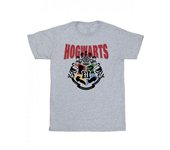 Harry Potter Mens Hogwarts Emblem T-Shirt L blanco
