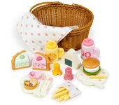Juego de casa de juegos de madera para madre, juego de picnic para jardín, almuerzo con casita de juegos, casa de juegos de madera, picnic de madera, educativo, para 4 años, 3 años, cumpleaños