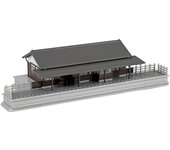 Suministros para maquetas de trenes de la línea local de escala N de KATO, estación pequeña, 23-241 gris