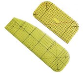 Regla de planchado, herramienta de medición, reglas de corte de tela artesanal a medida, herramientas de costura Diy 10*30cm