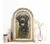 Arte de pared Retro, decoración de granja, artesanía, imágenes impresas en madera, diseño de arco rústico, 1 ud.