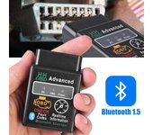 Escáner OBD2 para coche, detector de fallos Bluetooth, lector de código ELM327 V1.5 compatible con Bluetooth, herramienta de diagnóstico para Android, iOS y Windows.