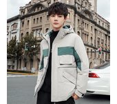 Chaqueta de plumón para hombre, nueva chaqueta corta de invierno gruesa de invierno M
