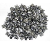 Stud Carta Sport Rugby Aluminio (Paquete de 100) 18mm cool gris