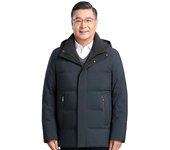 Chaquetas con capucha para hombre, abrigos de plumas de talla grande de alta calidad para invierno, Parkas gruesas y cálidas para hombre de mediana edad M negro