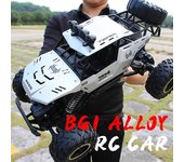 Nuevo 1:12 / 1:16 4WD RC coche luces Led Monster Truck 2,4G Radio coches de Control remoto Buggy todoterreno camiones de Control niños juguetes para niños 28cm negro