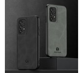 Funda magnética de piel de oveja de alta calidad para Samsung Galaxy A53 A72 A13 4G 5G, funda trasera Retro de negocios de lujo para hombre A 53 13 72 A13 4G verde oscuro