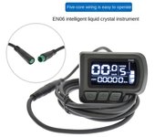 Bicicleta eléctrica EN06 pantalla inteligente LCD instrumento impermeable Universal para bicicleta de montaña