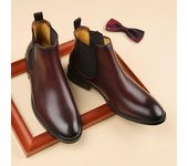 Botas Martin de primera capa de piel de vaca hechas a mano, botas Chelsea de cuero genuino para hombre, botas altas estilo británico 38 verde del ejército