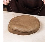 Herramientas de cerámica, línea de corte de barro de porcelana, hecha a mano, bricolaje, arcilla, plástico, alambre de acero, cuerda para cortar arcilla, herramientas de cerámica duraderas azul