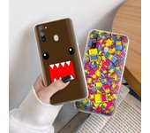 Funda de TPU Domo Kun para iPhone XR 7 8 14 15 11 12 13 X XS Pro Max Xiaomi Redmi 13C Note 9 Samsung A22 S23 S24 Ultra Plus VIVO Samsung A50S aero