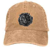 Gorra de béisbol lavada para hombre, gorra de camionero gris, gorra snapback, gorra de papá, gorras de golf Tiger Adjustable