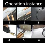 Herramienta eléctrica: grapas calientes para parachoques de coche, guardabarros, soldador, grapadora, Kit de reparación de plástico, uso de soldadura