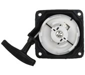 Arrancador de retroceso Universal, arranque por cuerda para desbrozadora de gasolina, cortadora de césped blanco