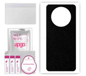 apgo Protective Skin Sticker for the back compatible with Honor Magic4 Lite 4G, Wrap Film, Foil, Vinyl - Pattern Matte Black