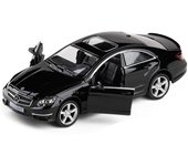 Modelo de coche de juguete con carcasa de aleación Benz CLS63 a escala 1/36, regalo de cumpleaños, modelo de coche de juguete coleccionable 1/36-Size:12.5*5*4cm negro