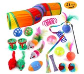 Juego de juguetes para gatos transfronterizos: Teaser interactivo, ratón de peluche y juguetes con sonido Accessories Color Random