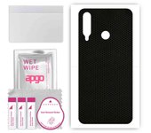 apgo Protective Skin Sticker for the back compatible with Honor 20 Lite MAR-LX1H, Wrap Film, Foil, Vinyl - Pattern Matrix