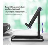 Soporte plegable para teléfono móvil y tableta, soporte de escritorio para iPad, iPhone y Samsung, soporte de escritorio ajustable para teléfono inteligente