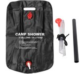 Bolsa de ducha solar para camping, portátil, de PVC, para escalada y verano.