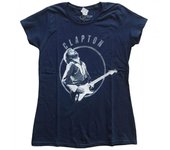 Eric Clapton - Camiseta de algodón con foto vintage para mujer/señora L