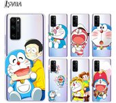 Linda funda de silicona Doraemon para Honor 30 30i 10i 30S V30 V20 9N 9S 9A 9C 20S 20E 20 7C Lite Pro Honor 7C(5.7inch)