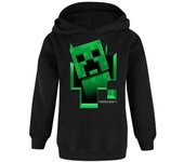 Minecraft Niños/Niños Creeper Inside Sudadera con capucha 7-8 Years negro