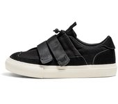 Zapatos informales de tendencia para hombre, zapatillas de lona sin cordones para hombre, zapatos vulcanizados cómodos, zapatillas planas para hombre, zapatos de estilo británico 39 negro