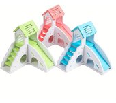 1 nido para hámster con tobogán, casa para dormir, casa de escape, villa, nido, jaula para hámster, juguetes color rosa