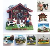Imanes para nevera de Suiza, souvenirs, Lucerna, Jungfrau, Puente de la Capilla, Reloj de Cuco, Turismo, Pegatinas magnéticas para nevera