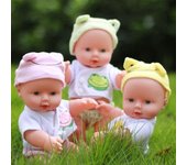 Muñeca Reborn De Vinilo Suave De Silicona Muñeca Realista De Simulación De Bebé Juguete para Niños Niñas Cumpleaños 30 Cm color rosa