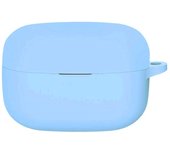 Estuche para Auriculares Estuche para Sony LinkBuds S Silicona Cubierta Protectora Simple con Mosquetón Cubierta Elegante para Link Buds S Estuche para Prevención de Arañazos azul cielo