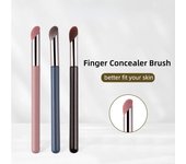Brochas de maquillaje correctoras Brocha de precisión suave para difuminar, para cubrir el acné, las ojeras, brocha multifunción para detalles, herramienta de maquillaje negro