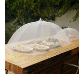 Cubiertas de malla para alimentos de 12/14/17/18 pulgadas, plegables, para fiestas al aire libre y barbacoas 14in