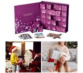 Juego de rompecabezas con calendario de adviento navideño de 2024 para niños y adultos, cuenta regresiva de 24 días para el calendario de Navidad Sets
