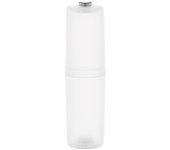 Adaptador convertidor de batería de 4 Uds., estuche protector de batería de tamaño AAA a AA blanco