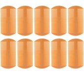10 peines para piojos de doble cara, de plástico vintage, para el cuidado del cabello.