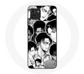 Coque pour Samsung Galaxy A03 Attaque des Titans Manga Levi Ackerman