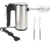 Batidora de mano eléctrica de acero inoxidable de 500 W y 5 velocidades para batir crema. L