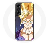 Coque pour Samsung Galaxy S21 FE Manga Dragon Ball Sangoku Jaune