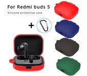 Funda protectora de silicona para auriculares Xiaomi Redmi Buds 5, bonita funda de silicona siamesa de color puro para Redmi Buds 5 For Redmi buds 5 color rosa